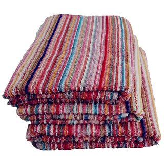 Pyaro Beach Cotton Bath Towel Set Pack Of 2 (Assorted Color)