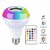 KSS Bluetooth Speaker Music Light White RGB Light Ball Bulb Colorful Lamp, Remote Control for Home, Bedroom, etc.