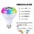 KSS Bluetooth Speaker Music Light White RGB Light Ball Bulb Colorful Lamp, Remote Control for Home, Bedroom, etc.