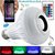 KSS Bluetooth Speaker Music Light White RGB Light Ball Bulb Colorful Lamp, Remote Control for Home, Bedroom, etc.