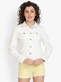 Kotty Women's White Denim Jackets