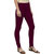 Women's Grey Cotton Blend Leggings By Ww Won Now