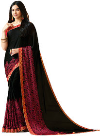 Nityam Fashion Womens Saree With Blouse Piece