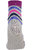 ANKII Cotton Self Deign Girls Premium Ankle Socks With Thumb, Pack Of 3