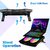 ZEBRONICS Zeb- NC9000 Laptop Cooling pad with Dual 110mm Fan Multi-Color Led Including 10 Multi Color LED Modes and has RGB Strips on The Both Sides