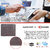 ALLEEN LEER Premium Textured RFID Protected Men Genuine Leather Wallet (Tan)