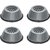 Shopper52 4 Pcs Washing Machine Stand Anti Vibration Pads Washer Foot Pads Dryer Heightening Pads Stabilizer Support