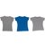Girl's Regular Fit Fancy Sequence and Patch Work T-Shirt-(3-6)years combo (pack of 3)