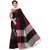 SVB Saree Black Chanderi Saree With Tassels