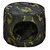 Dog Wala Velvet Fabric Round Hut  Bed For Puppies and Small Dogs Military