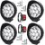 Bike Led Fog Light 12 Led Cap 4 Fog Lights With 2 On-Off Switch