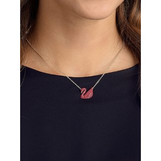                       Duck Red Pendent Chain For Women And Girls                                              