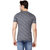 NSZO Half Sleeve  Black Blocked  Cotton Blend T-Shirt For Men