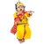 Krishna Style Kurta  Dhoti Dress Cotton Yellow 0-2 Years