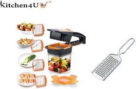 Kitchen4U - 5 in 1 Multifunction Vegetable Dicer with Cheese Grater