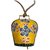 Decorative Handpainted Blue Windsong Cow Bell Multi( WD1021)