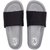 Calzara Black Daily Wear Fashionable slip on  Stylish Slide For Men's