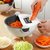 Kitchen4U - 9 in 1 Multifunction Magic Rotate Vegetable Cutter with Wet Drain Basket Chopper 450 ML(Color May Vary)
