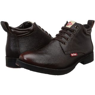 Buy Lee Cooper Men s Brown Leather Boots LC9519 Online 1299