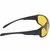 Kanny Devis Yellow Black Night Vision Free Size Full Rim Wrap-around Non-Metal Unisex Sunglasses