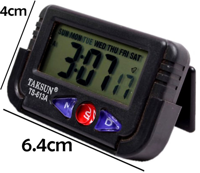 ATTRACTIVE India Plastic Digital LCD Table Desk Calendar Timer Stopwatch  Dashboard Office Desk Stopwatch Digital Alarm