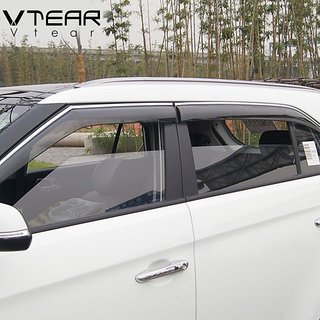 Buy Hyundai Creta Door Visor Wind Deflectors Black Set of 4 Online