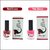 LITTLE Nail Polish - Luxurious Collection of Red Glossy and Pink Glossy Nail Polish pack of 2 ,16 ml ,8 ml each
