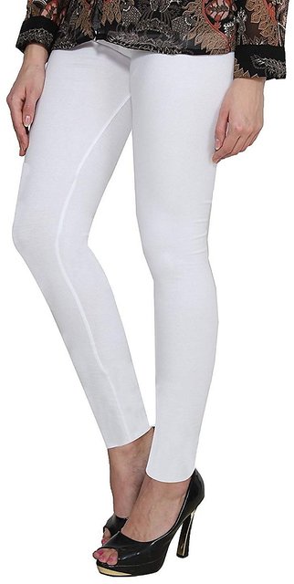 Buy PINKSHELL Women?S Straight FIT Ankle Length Colour Combos Legging  Elegant Women Solid Cotton Lycra Super Quality Ankle Length Legging Combo  Leggings (4XL, White/Beige) Online In India At Discounted Prices