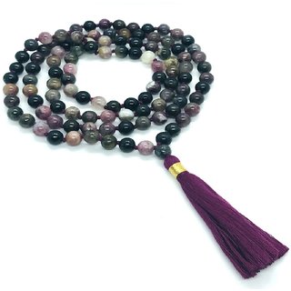 Ceylonmine-Malticolor Tourmaline Gemstone Beads Mala for Men and Women Ceylonmine-Malticolor Tourmaline Gemstone Beads Mala for Men and Women