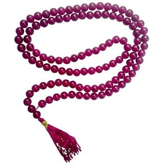 Ceylonmine-Pink Quartz 108+1 Beads Jaap Mala for Pooja and Astrology Certified Ceylonmine-Pink Quartz 108+1 Beads Jaap Mala for Pooja and Astrology Certified