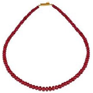                       Ceylonmine-Crystal Pink Quartz Jap Mala 108 Beads for Meditation and Pooja                                              