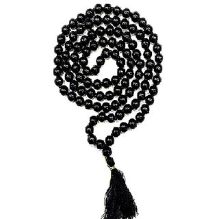 Jaipur Gemstone-Black Quartz Mala Natural Crystal Stone Bead Mala Jaipur Gemstone-Black Quartz Mala Natural Crystal Stone Bead Mala
