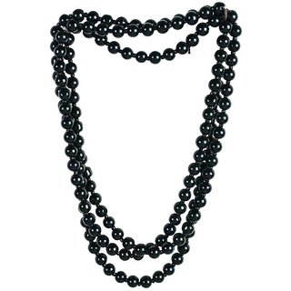                       Jaipur Gemstone-Quartz mala Natural Black Quartz Japa Mala with 108 Prayer Beads                                              