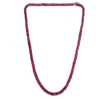                       Jaipur Gemstone-Pink Quartz Mala Natural Crystal Stone Bead Mala for Unisex                                              