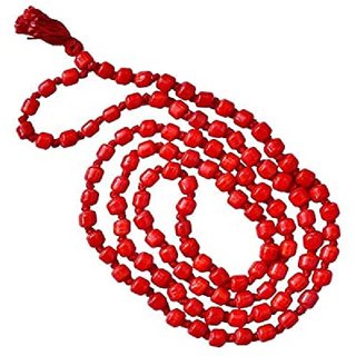 Jaipur Gemstone-Natural Red Quartz Stone Mala 108+1 Beads Mala Lab Certified Jaipur Gemstone-Natural Red Quartz Stone Mala 108+1 Beads Mala Lab Certified