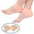Sument 1 Pair Anti Crack Silicone Half Gel Heel And Foot Protector Moisturizing Socks for Foot Care for Men and Women Pa