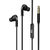 AXL AEP-15B Wired Earphones with MIC, Extra BASS, 3.5 mm Gold Plated Connecting Jack (Black)