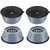 Shopper52 Washer Dryer Anti Vibration Pads Fridge, Washing Machine, Cooler Leveling Feet with Suction Cup-4PCPAD