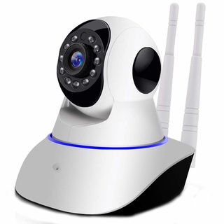HD Smart WiFi Wireless IP CCTV Security Camera  Night Vision  2-Way Audio  Support 64 GB Micro SD Card Slot