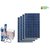 SUI Solar Pump  Solar Panel Combo - Submersible 1HP Water Pump with 40 meters depth  4 x 250W Solar Panels