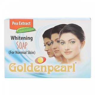 Golden Pearl Pea Extract Whitening Soap For Normal Skin 100g Golden Pearl Pea Extract Whitening Soap For Normal Skin 100g