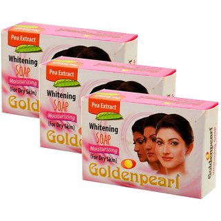 Golden Pearl Whitening For Dry Skin Soap - 100g (Pack Of 3) Golden Pearl Whitening For Dry Skin Soap - 100g (Pack Of 3)