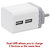 Digimate Dual USB 2.4 A Adapter with 2 Micro USB Cables, Both Data Sync And Charging Cables