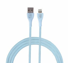 Electronio Tough USB Data Sync  Charging Cable for iPhones, iPad Air and iPad Mini (1 Meter, Aqua Blue)