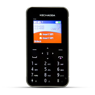Kechaoda K66 Plus (Dual SIM, 1.8 Inch Display, 400 mAh Battery, Silver)