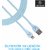 Electronio Tough USB Data Sync  Charging Cable for iPhones, iPad Air and iPad Mini (1 Meter, Aqua Blue)