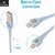 Electronio Tough USB Data Sync  Charging Cable for iPhones, iPad Air and iPad Mini (1 Meter, Aqua Blue)