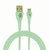 Electronio Unbreakable Tough Fast Charging Type C Cable for Android Devices (1 Meter, C-Green)