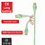 Electronio Unbreakable Tough Fast Charging Type C Cable for Android Devices (1 Meter, C-Green)