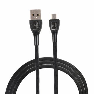 Electronio Extra Tough Unbreakable Micro USB Cable (1 Meter, Black)